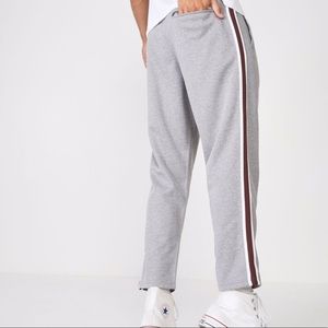 NEW‼️Slim Side Striped Track Pants✨